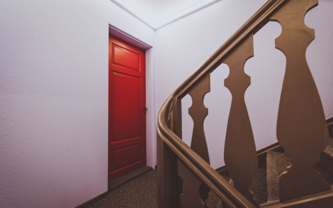Treppenhaus nach Renovation durch kontrastabrik