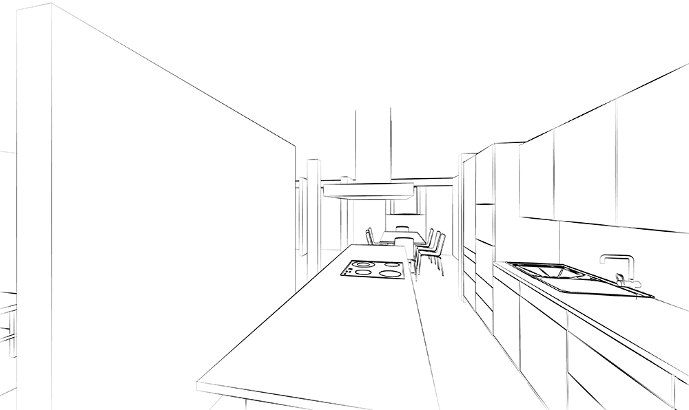 visualisierung umbau küche