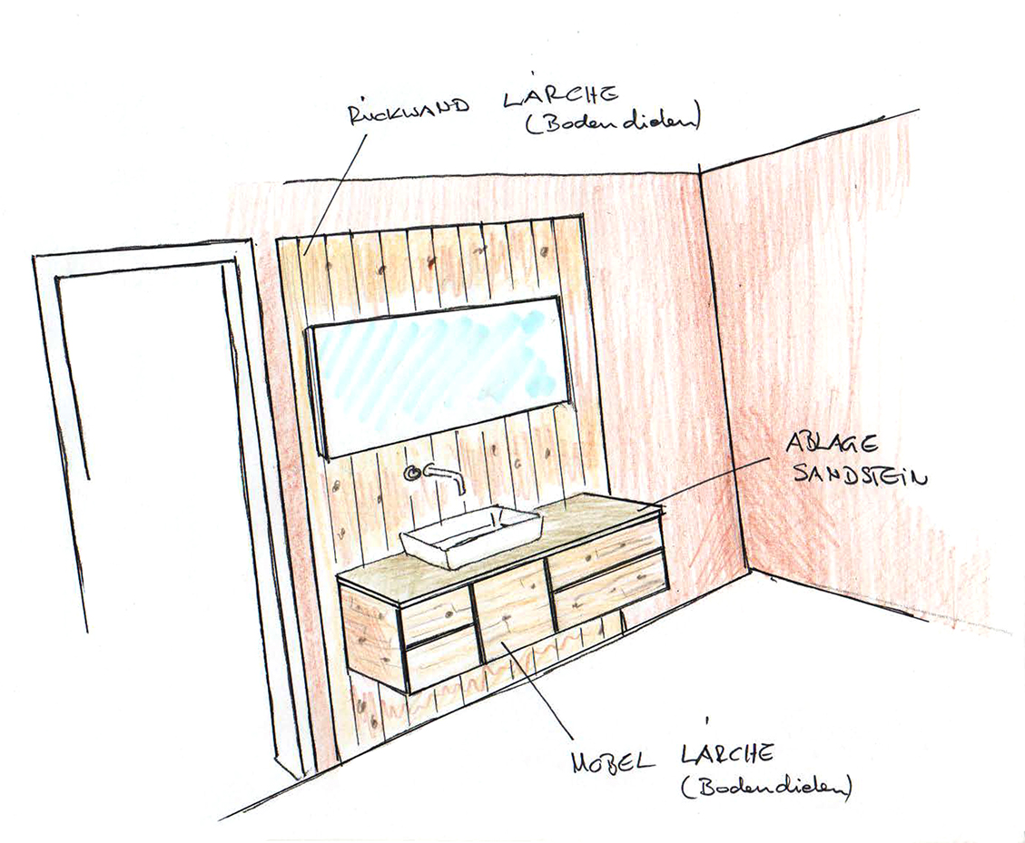 Visualisierung Waschtisch Badezimmer Visualisierung Waschtisch Badezimmer